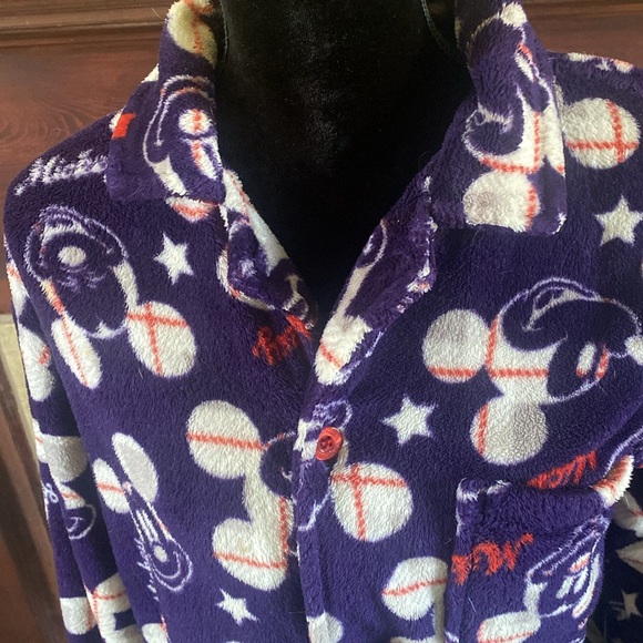 🦊 Unique and rare Disney 3/4 jacket. Fleece like material. Pockets. - Picture 5 of 10